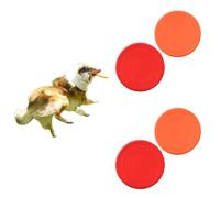 Pet Frisbees -Soft Silicone Flying Discs for Dogs - with Smooth Edges - Lightweight,Foldable Perfect for Outdoor Play,Easy to Carry (4pcs)