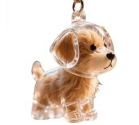 Pet Fur Collector Keychain,Dog Shape Hair Storage Keepsake,Dog Memorial Gifts,D/og Keyring,Pet Fur Keepsake Bottle,P/et Remembrance Gifts,P/et Hair Collector,Losing A D/og Gifts (Schnauzer)