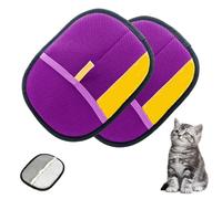 Pet Fur Remover,Electrostatic Pet Hair Remover Glove, Reusable Magic Brush P-et Hair R-emover, P-et H-air Removal Glove For Cats & Dogs (Purple,2 pc)