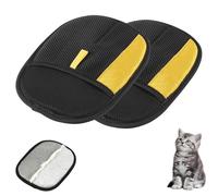 Pet Fur Remover,Electrostatic Pet Hair Remover Glove, Reusable Magic Brush P-et Hair R-emover, P-et H-air Removal Glove For Cats & Dogs (Black,2 pc)