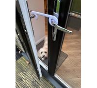 Pet Gap Opener/Closer - Patio Door Breezer Version 2!, French Door Stay Open Hook, Air Circulation, Door Stop New Version 2 Much Stronger