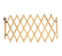 Pet Gate 19x10-43in Expandable Baby Gate Wooden Rhombus Structure Dog with Alloy Hardware All-purpose Cat Fence for Stairs Doors Indoor