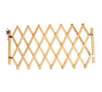 Pet Gate 19x10-43in Expandable Baby Gate Wooden Rhombus Structure Dog with Alloy Hardware All-purpose Cat Fence for Stairs Doors Indoor