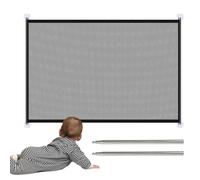 Pet Gate, Foldable Portable Dog Barrier Fence, Adjustable Enclosure Net for Small Medium Doggy Kitten Living Room Bedroom Stairs Bathroom Kitchen Hallways Yard Room Garage