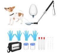 Pet Gathering Tool - Adjustable Telescopic Stand, Portable Collector | Airtight Heavy Duty Container, Comfortable Grip | Practical Assistance for Cage Carpet Floor Furniture