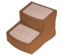 Pet Gear Easy Step II Pet Stairs, 2 Step for Cats/Dogs up to 75-pounds, Portable, Removable Washable Carpet Tread, No Tools Required