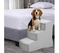 Pet Gear Easy Step III Pet Stairs, 3 Step for Cats/Dogs, Removable Washable Carpet Treads, for Pets Up to 150lbs, No Tools Required, Available in 9 Colors, Sea Salt