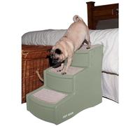 Pet Gear Easy Step III Pet Stairs, 3 Step for Cats/Dogs, Removable Washable Carpet Treads, for Pets Up to 150lbs, No Tools Required, Available in 6 Colors
