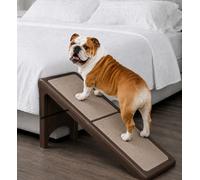 Pet Gear Free Standing Pet Ramp for Cats and Dogs, Dark Brown