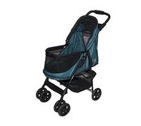 Pet Gear Happy Trails No-Zip Stroller, Emerald Green
