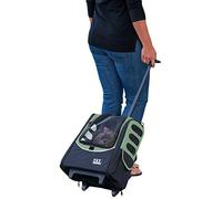 Pet Gear I-GO2 Escort Roller Backpack, Travel Carrier, Car Seat for Cats/Dogs, Mesh Ventilation, Included Tether, Telescoping Handle, Storage Pouch, Willow