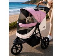 Pet Gear No-Zip AT3 Pet Stroller for Cats/Dogs, Wild Flower