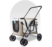 Pet Gear Pet Stroller for Cats/Dogs, Zipperless Entry, Easy Fold with Removable Liner, Storage Basket (White)