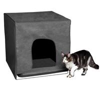 Pet Gear Pro Pawty for Cats with Tray, Put an end to Scattered Litter, Foldable, Easy Clean, Litterbox not Included, 2 Models, 2 Colors