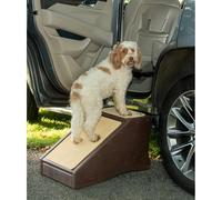 Pet Gear Stramp Stair and Ramp Combination for Dogs/Cats, Easy Step, Lightweight/Portable, Sturdy, Easy Assembly (No Tools Required) 1 Model, Espresso