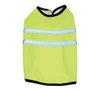 Pet Gear Yellow Pet Puppy Safety Coat Reflective Strips Dog Hi Vis Jacket - 16"