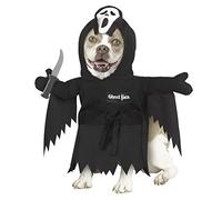 Pet Ghost Face Fancy Dress Costume M
