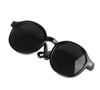 Pet Glasses Plastic Transparent Stylish Funny Cute Pet Sunglasses for Cats and Dogs Accessories (Black Frame)