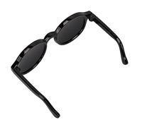 Pet Glasses - Stylish Transparent Plastic Sunglasses: Ideal for Cats, Dogs, and Other Small Pets - Halloween Costume Accessory! (Black Frame)