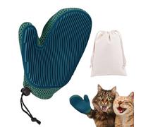 Pet Gloves, Grooming Mittens, Shedding Brush, Soft Silicone Tips 7.87x5.91 inches, Quick Hair Removal, Bathing and Brushing, Suitable for Cats Dogs Rabbits Hamsters Puppies