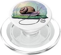Pet Goals Cute Snail Nature Lover Forestcore Humor PopSockets PopGrip for MagSafe