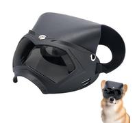 Pet Goggles - Windproof UV Puppy Goggles Hat | Weatherproof Pet Accessories, Dog Eyewear with Adjustable Strap for Summer Festivals Snow Adventures Mountain Hiking