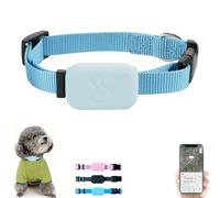 Pet GPS Track Collar, Unlimited Range Waterproof Cat Dog Anti-Lost Device Smart Locator Tracking,for Dogs and Cats (Blue 27 * 44 * 9mm .06 * 1.73 * 0.35 inches)