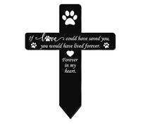 Pet Grave Markers, Serious Dog Marker | Acrylic Memorial Dog Headstones Stake Sign,Remembrance Garden Decor, Cemetery Lawn Ornaments, Se référer au descriptif, Acrylic, Refer to description