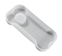 Pet Graveyard Epoxy Resin Mold Dog Bone Shape Memorial Stone Photo Frame Silicone Mold Accessories Miss Dog Photo Frame Die Cast Tool