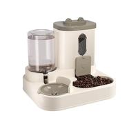 Pet Gravity Feeder & Waterer Set for Dogs Cats - Leak-Proof Spill-Proof Anti-Slip, Easy to Clean Built-In Bowl