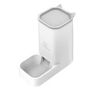 Pet gravitys Feeder - Pp Resin Wide Opening Container, Automatic Water Dispenser, Stable Feeding System, Spill Resistant Design | Daily Nutrition Aid for Puppies Kittens Small Medium Cats Dogs