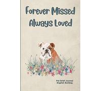 Pet Grief Journal English Bulldog: Guided Prompt Keepsake Workbook