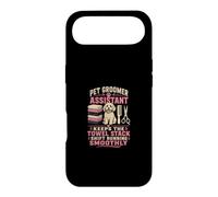 Pet Groomer Assistant Keeps The Towel Stack Shift On Track Case for iPhone Air