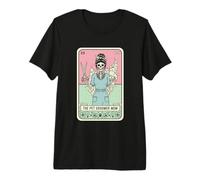 Pet Groomer Skeleton Mom Tarot Premium T-Shirt