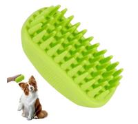 Pet Grooming Bath Brush, Premium Soft Silicone Pet Brushes, Scrub Brush for Wet Dry Long Short Haired Dogs & Cats Massaging & Bath (Green)