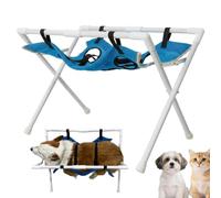 Pet Grooming Bed Anti-Scratch Detachable, Trimming Table for Small Dog Cat | Anti-bite & breathable design,adjustable restraints.Quick-dry fabric, removable cover. Ideal for home, apartment, vet clinic.