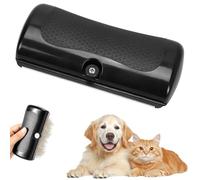 Pet Grooming Brush - 2025 Upgrade Dog & Cat Deshedding Brush with Ergonomic Handle, Gentle Fur Remover for Shedding Control, Comfortable Pet Hair Brush for All Coat Types (Black, 1PCS)