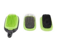 Pet Grooming Brush 3 in 1 Multifunction Massage Comb for Cats Dogs Sofa Carpet Stainless Steel ABS Flocked Air Cushion Comb Set