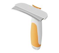 Pet Grooming Brush Deshedding Tool For Dogs Cats Detangling Slicker Brush With ABS Handle Indoor Outdoor Use Dog Cat Hair Comb (A, 16x10cm)