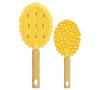 Pet Grooming Brush - Durian Shape Cat Brush, 8.66x3.54 Inches Soft Shedding with Massage Points, Long Hair Cat Grooming Tool with Gentle Touch, Pet Care Accessory for Home Use
