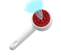 Pet Grooming Brush - Multi Function Bath Tool, Cat Dog Massaging Hair Remover with Spray, Shower Cleaning Comb, Pet Bath Kit for Details, Puppy Kitten Wash Accessory for Home and Travel Use