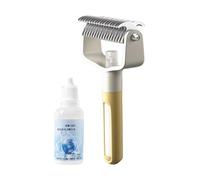 Pet Grooming Brush - Professional Anti-lost One Button Spray Comb Advanced Cat Dog Hair Removal Tool with Nourishing | Complete Solution