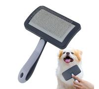 Pet Grooming Brush - Shedding Brush Dog Hair Remover - Massaging Undercoat Tool, Pet Comb Grooming Supplies for Long and Short Haired Pets, Removes Loose Dirt