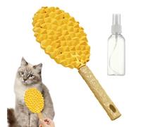 Pet Grooming Brush Spray Bottle Soft Massage Bathing Short-Haired