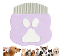 Pet Grooming Brush - Stainless Steel Material, Flea Removal Tool, Multifunctional Face Eye Comb | Effective Dead Hair Remover Professional Grooming Kit Puppy Kitten Home Vet Pet Spa
