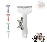 Pet Grooming Brushes, Hair Removal Tools For Dogs And Cats, V-toothed Hair Removal Combs, Effectively Reduce The Loss Of Short, Medium And Long Hair In Cats(White,S)