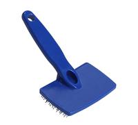 Pet Grooming Comb - Cat Grooming Comb with Comfortable Grip, Pet Massage Comb Single Prong Comb: Start with the Fine Tooth Comb to Help Stubborn V