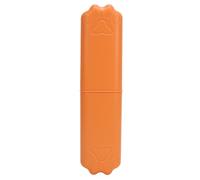 Pet Grooming Comb, Double Ended Safe Ergonomic Handle,Cat Dog Detangling Massage Comb,with Case Cover,for Removing Matted Fur,for Home Travel (Orange)