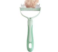 Pet Grooming Comb Double-Sided - Dog Hair Detanggler Brush, Matting Remover Tool | Comfortable Grip Hairbrush, Lightweight Durable Design For Care Family Friends Home Accessories, 6.89x3.15x0.98 Inche