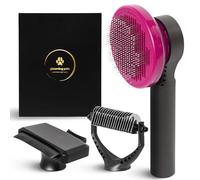 Pet Grooming Comb for Dogs and Cats - Detangling, Dematting, and Massaging with Self-Cleaning Button - Pet Care, New Puppy Gift, New Kitten Gift, Pet Grooming, Luxury Pet Care, Undercoat Rake